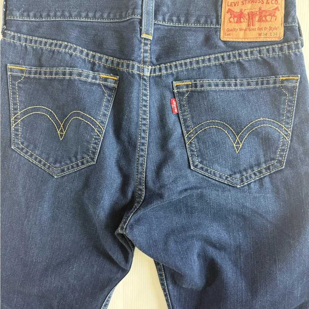 Vintage Men's Levi's Type 1 Iconic Straight denim jeans size 34x34 - Picture 5 of 11